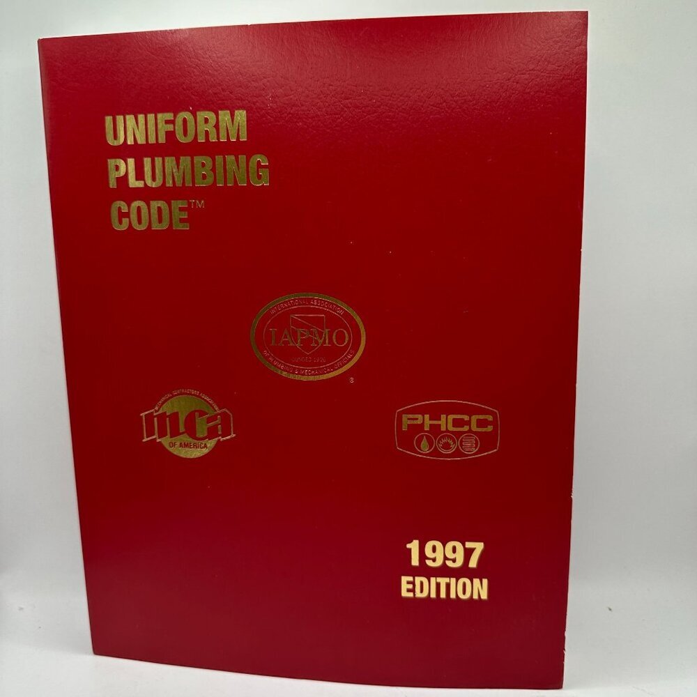 Uniform Plumbing Code 1997 Edition By International Association Of Plumbing And